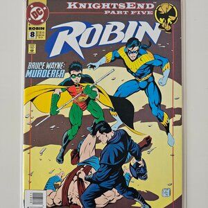 ROBIN #8 Jul 1994 DC Comics KnightsEnd Part Five -  Bruce Wayne: Murderer VF/NM